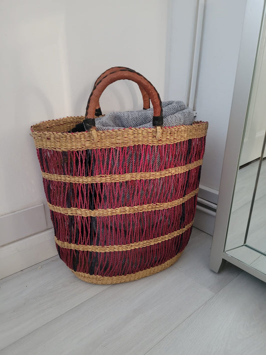Extra Large ‘air condition’ woven tote bag