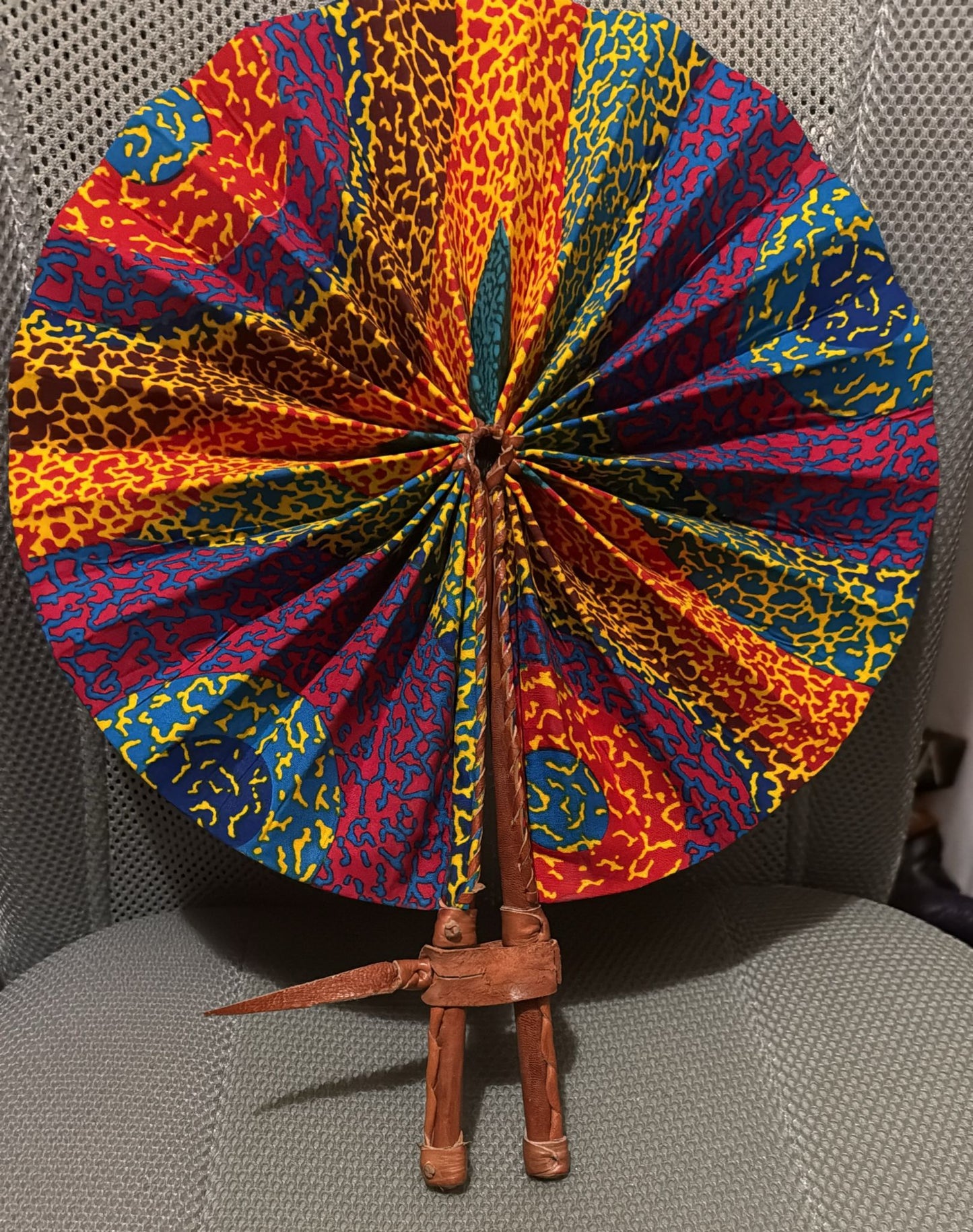 Ankara Fabric Fan